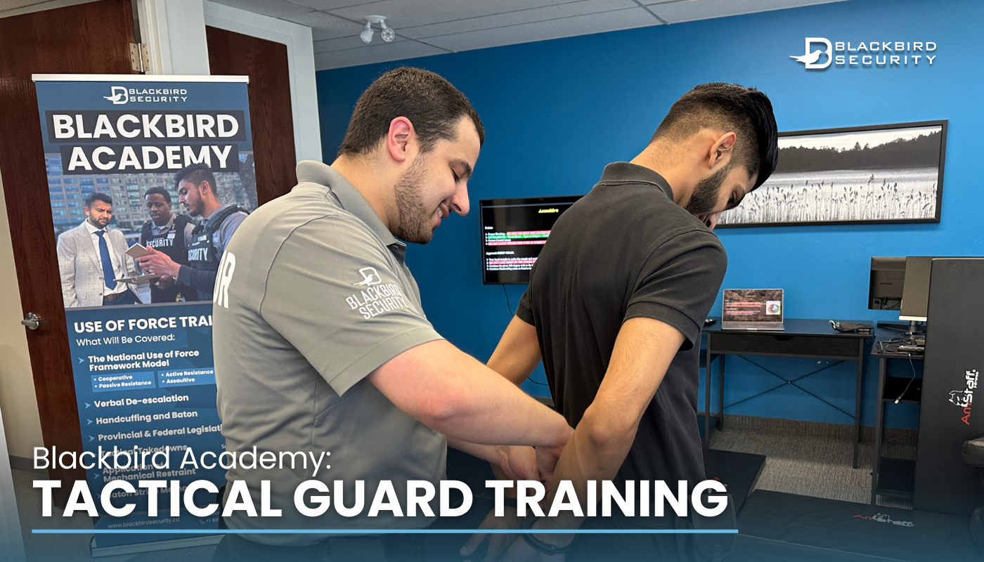 Blackbird Academy provides Use of Force training for tactical security guards