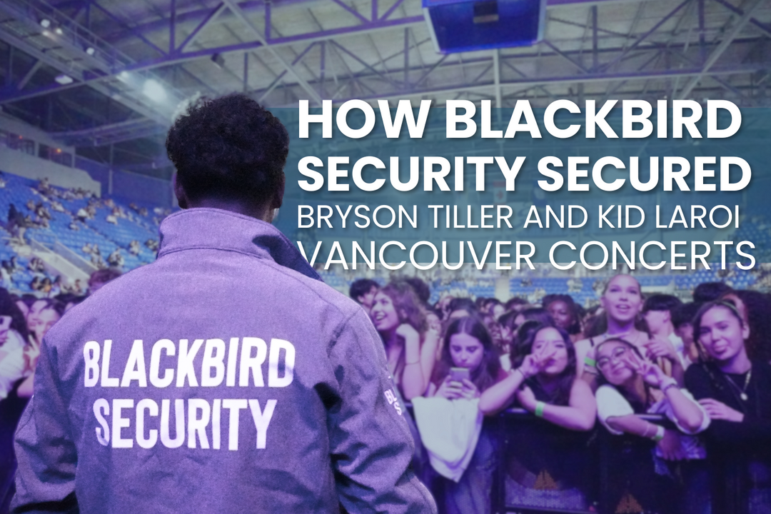 Blackbird Security concert security Vancouver