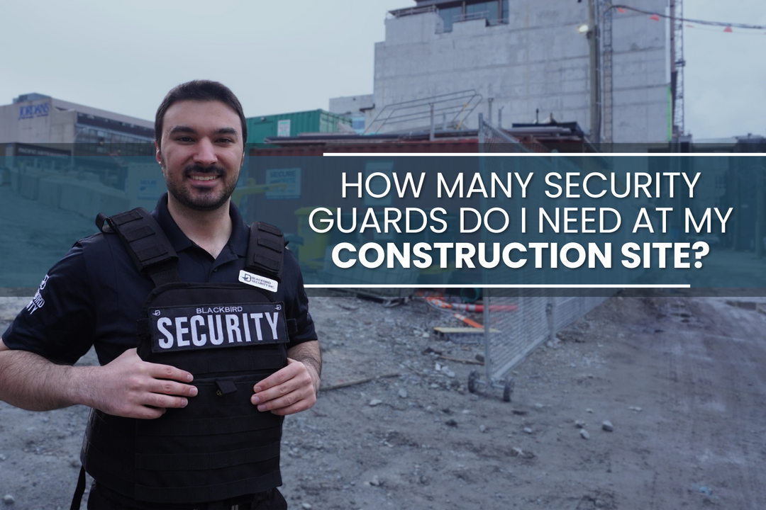 Blackbird Security provides construction site security for sites in Vancouver Toronto Calgary Edmonton and across Canada