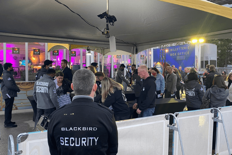 How much security do you need for an event?