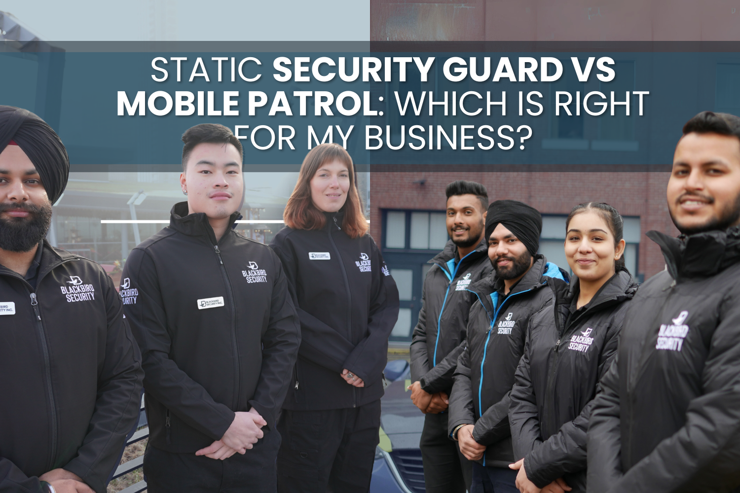Blackbird Security provides static uniformed security guards and mobile patrol security guards to businesses across Canada