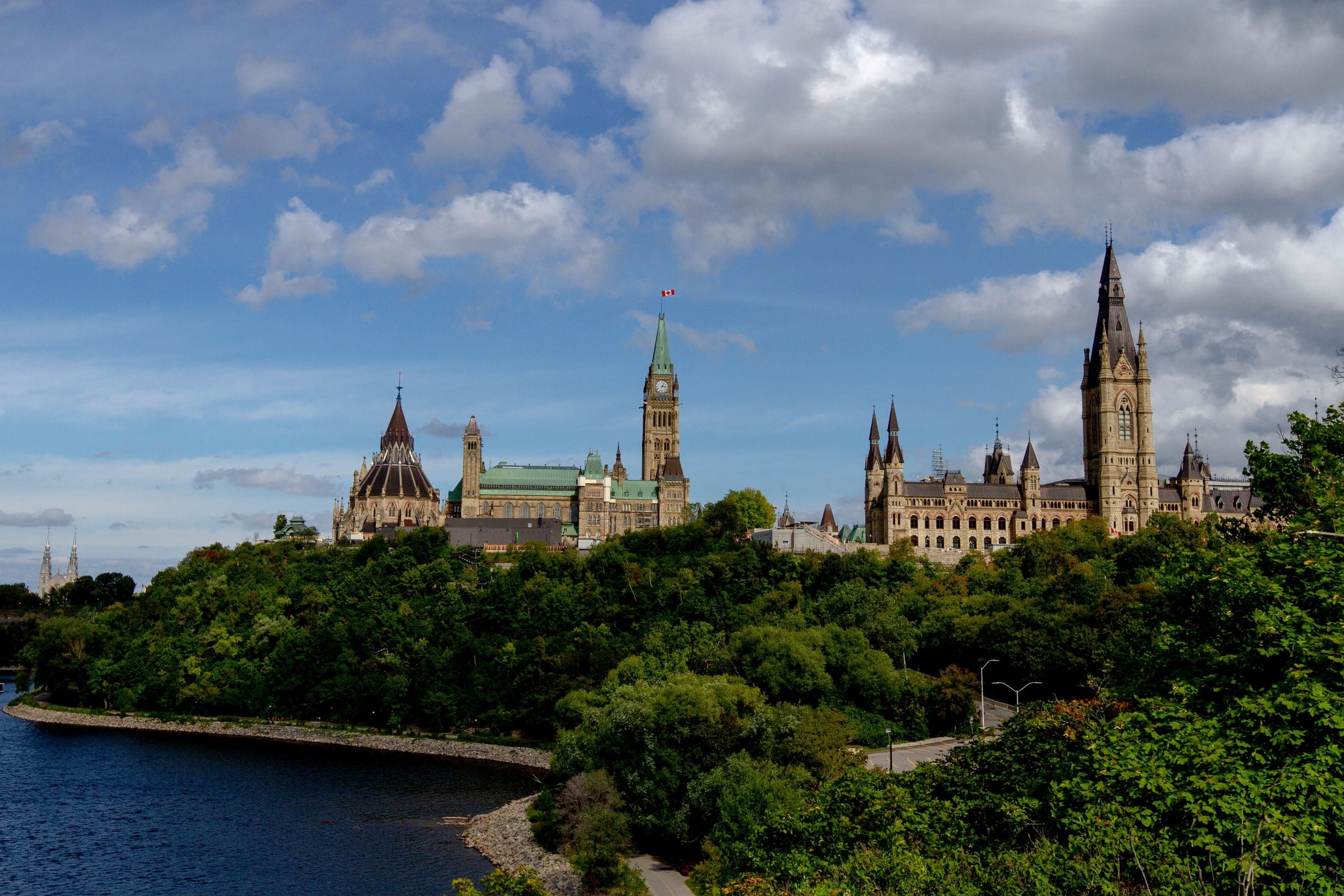 Ottawa Parliament buildings in Canada