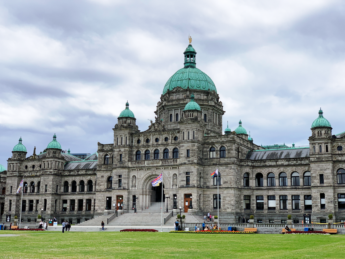 BC Government legislature in Victoria