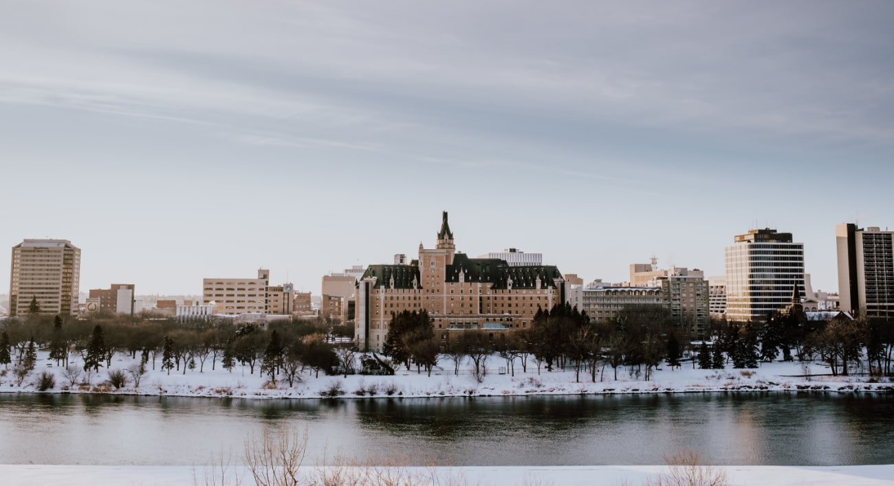 Skyline of Saskatoon, Saskatchewan
